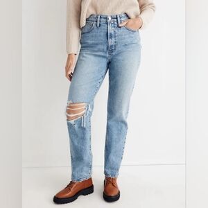 EUC Madewell The Curvy Perfect Vintage Straight Jean Kingsbury Wash Size 31